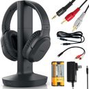Sony Wireless Headphones Great for TV Watching With Transmitter Dock