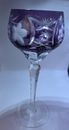 Copas de vino de cristal amatista AJKA Marsala de colección vendidas individualmente ¡COMO NUEVAS!