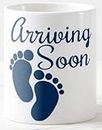 GLAMOUROUI Baby Coming Soon Printed Coffee Mug