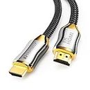 T Tersely HDMI 2.1 Cable 1.5m Certified 8K Ultra High Speed HDMI Cord Support 8K@60Hz 4K@120Hz 48Gbps HDR eARC Dolby Atmos HDCP 2.3 Compatible with Xbox Series X, PS5, PS4, UHD TV, Monitor, Soundbar