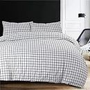 NIYS Luxury Bedding Set copripiumino in percalle per letto singolo, matrimoniale e king size, con federe