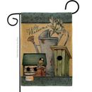 Breeze Decor Welcome Garden Inspirational Sweet Home Impressions Decorative 2-Sided 18.5 x 13 in. Garden Flag in Black | 18.5 H x 13 W in | Wayfair