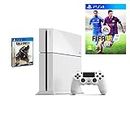 Sony Playstation 4 Console 500GB PS4 White Call of Duty Advance Warfare + FIFA 15 Games Bundle deal