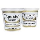 Aves Apoxie Sculpt - 2 Part Modeling Compound (A & B) - 4 Pound, Apoxie Sculpt for Sculpting, Modeling, Filling, Repairing, Easy to Use Self Hardening Modeling Compound – Black