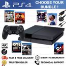 SONY PLAYSTATION 4 CONSOLE - PICK YOUR BUNDLE - PS4 500GB JET BLACK + CONTROLLER