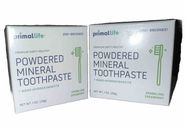 Lot (2) Primal Life Organics - Dirty Mouth Toothpowder, Tooth Cleaning Powder