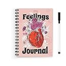 Tinywalk CONTAIN MY HEART Spiral Wiro Unruled Reuseable Pages With Pen Notebook Diary Journal Drawing Book Size-A5(6X9 Inches) (CONTAIN MY HEART)