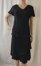 S.& L. Fashions Women's 2 Piece Blouse and Skirt Set, Black , Size 10