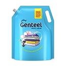 Genteel Matic Liquid Detergent Refill Pouch for Top load Washing - 2kg | No Soda Formula | with Added Fabric Conditioner