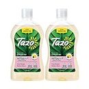 Tazo Organica Natural Dishwash Gel (Ealier Thinksafe)|99.9% Chemical Free| Cuts Grease And Grime|Tough On Burnt-On Food|Leaves No Chemical Residue| 100% Safe On Skin - 1100Ml (Pack Of 2)