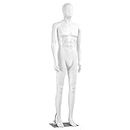 73'' Male Mannequin Torso Dress Form - Detachable Mannequin Full Body Stand