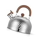 Water Kettle, Portable Stainless Steel Kette 2L Exquisite for Office (Hammer)