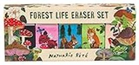 Forest Life Eraser Set: (Cute Office Supplies, Cute Desk Accessories, Back to School Supplies)