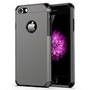 ImpactStrong for iPhone 7 Case/iPhone 8 Case, Heavy Duty Dual Layer Protection Cover (Gun Metal)