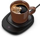Coffee Warmer Black Coffee Mug Warmer & Cup Warmer for Office Desk Use, Electric Beverage Warmer with Three Temperature Settings, Coffee Warmer for Cocoa Tea Water Milk with Auto Shut Off (NO Cup)