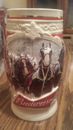 2015 Budweiser bud Holiday Stein Christmas Beer  SMALL FACTORY FLAW With Box NEW