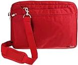 Navitech Red Sleek Water Resistant Laptop Bag - Compatible with Lenovo Yoga 7 14" 2 in 1 Laptop, Red