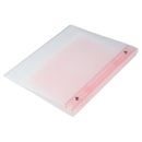 2PCS Plastic Binder Covers Pink Notebook Shell Office Supplies Notebook Cover