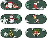 Mizi Webcam Privacy Cover Slide [6 Pack], Cute Camera Blocker Sticker, Protect Your Privacy and Security for Computer, Laptop, Tablets & Phones - Santa