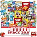 The Snack Bar - Snack Care Package (50 count) - Variety Assortment with American Candy, Fruit Snacks, Gift Crave Snack Box for Lunches, Office, College Students, Road Trips, Holiday Gifts, Gift Basket