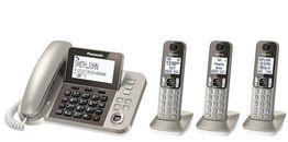 Panasonic KX-TGF353N Phone System with 3 Handsets - Champagne Gold