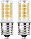 LED E17 Microwave Appliance Light Bulb (2 Pack) 4W T8 40W Incandescent Replacement for Microwave, Stove Top, Range, 120V, Intermediate Screw Base, Dimmable, 3000K Warm