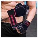 19.ten Gym Gloves for Men and Women, Gloves for Professional Weightlifting, Fitness Training and Workout (XL (Fits 8.5-9.5 inches), Blue-Black)