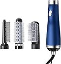 Buxtronix 3 in 1 Hair Dryer | Hot Air | Hair Brush Comb | Blow Dryer Brush | One Step Hair Dryer and Styler | Negative Ion Hair Dryer with Curlers and Straightener