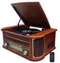 Plattenspieler Nostalgie Holz Musikanlage Kompaktanlage Retro Stereoanlage Radio