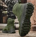Men Waterproof Tactical Boots Army Boots Ankle Military Desert Work Safety Shoes