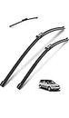 RYU7® Hybrid Wiper Blades Set Fits- Skoda Yeti Front & Rear Wiper Blade(Pack of 3)