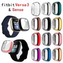 Pour Fitbit Versa 3/Sense Watch Screen Case Shell Protector 360 Slim Cover R