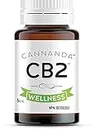 CB2 WELLNESS - Extra Strength for Natural Pain Relief/Inflammation and Anxiety/Stress. Stronger and More Effective Than Hemp Oil / Hemp Gummies. Enhances Sleep/Mood. Feel Calm and Relaxed. Feel Like Your True Self Again! [5mL]