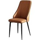 SSWERWEQ Chaises de Bureau Dining Chair Table Single Leather Lazy Living Room Chair Bedroom Large Living Room Furniture Office Chair