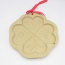 Brown Bag Cookie Art Mold Four Hearts 1994 Hill Design
