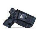 Kydex IWB Holster Springfield XD MOD .2 3" Sub-Compact 9MM / .40 S&W Single Stack Pistol Case Inside Waistband Carry Concealed Holster Springfield XD 9mm Guns Accessories (Black, Right Hand Draw)