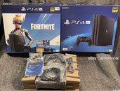 Sony PlayStation 4 Pro 1TB Fortnite Limited  Edition Console -Like New Condition