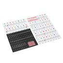 Piano Keyboard Stickers For 88/61/54/49 Key Self Adhesive Removable Piano Ke FD5