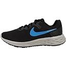 Nike Men's Revolution 6 Nn Running Shoes, Black Laser Blue Cobblestone, 11 US