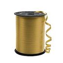 Premium Gold Curling Ribbon, 1/5" Wide x 500 Yards Christmas Curling Ribbons for Gift Wrapping, Party Decoration, Balloon String, Ribbons for Florist Flower (1 Roll)