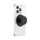 ​​​​PopSockets Phone Grip with Expanding Kickstand, Compatible with MagSafe, Magnetic Ring for iPhone and Android Included, Included, Phone Holder, Wireless Charging Compatible - Black