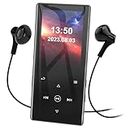 32G MP3 Player - HiFi Lossless Music Player, Support SD Card 128GB, 2.4" Screen Portable MP3 Player with Bluetooth for Kids with FM Radio Recorder Speaker Video Players E-Book and Earphones Included