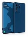 MyGadget Coque Silicone Compatible avec Samsung Galaxy S20 Ultra - Case TPU Souple & Soft - Cover Protection Extra Fine & Légère - Étui Coloré Anti Choc et Rayures - Bleu foncé