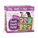 Weruva Dogs in The Kitchen, Variety Pack, Pooch Pouch Party!, Wet Dog Food, 2.8Oz Pouches (Pack of 12)
