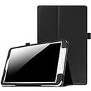 KYVIAUM Slim Case for Samsung Galaxy Tab E 9.6'', Lightweight Stand Cover for Samsung Galaxy Tab E 9.6 Inch Tablet 2015 Released Model SM-T560 T561 T565 and SM-T567V, Black