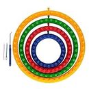 The Quilted Bear Round Knitting Loom Set - Plastic Knit Quick Loom Set of Four Different Sizes Circular Knitting Looms for Loom Knitting Hats, Scarves & More!