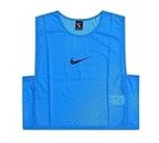 Nike Unisex's Regular Fit T-Shirt (CW3845-406_Photo Blue/Black L)