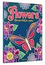 Flowers Coloring Book for adults [Paperback] Wonder House Books