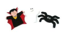 Set di marionette da dito Halloween, giocattoli 5 pezzi per... 