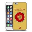 Head Case Designs Bandiera del Montenegro Bandiere Toppa Set 2 Custodia Cover in Morbido Gel Compatibile con Apple iPhone 6 Plus/iPhone 6s Plus